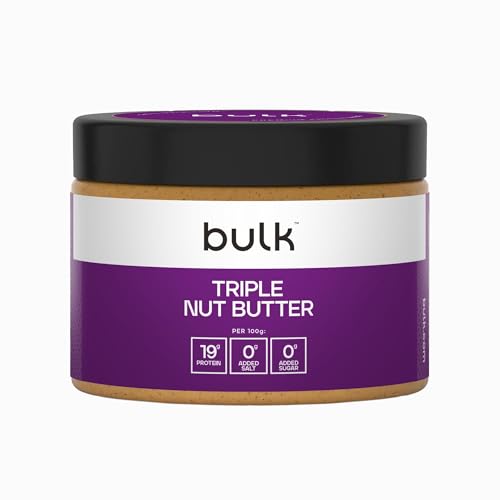 Bulk Dreifach-Nussbutter, 500 g, Verpackung kann variieren