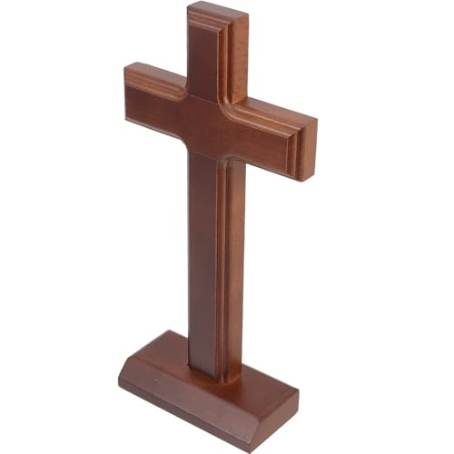 Cruz de madera de 30 cm para decorar el dormitorio con serenidad y armonía