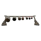 Juego de instrumentos de percusión de bronce de estilo chino con 7 campanas decoradas para meditación, yoga y rutinas de bienestar holísticas