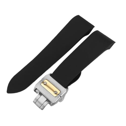 Bracelet silicone souple pour Cartier Santos 100 : fini la transpiration