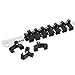 ABN 1/4in Drive Spring-Loaded Ball Bearing Socket Clip 10-Pack – Aluminum Organizer Holder Rail Replacement Clips