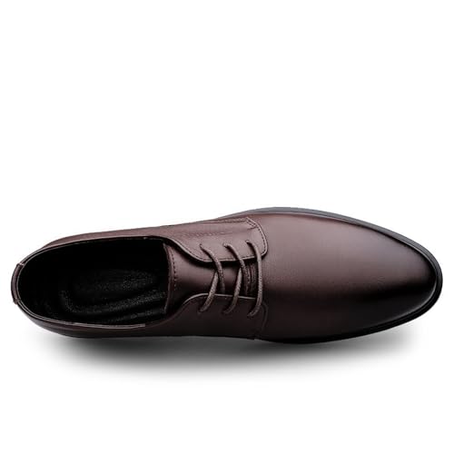 Stylish Leather Lace Up Oxford Shoes for Men Ideal for Business and Formal Occasions3