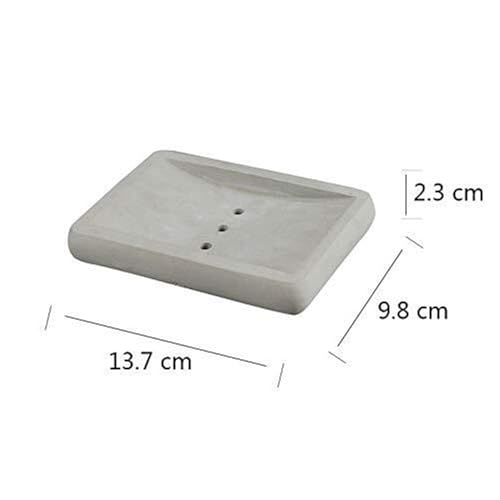 Porte-savon moule à ciment avec trous de drainage pour accessoire douche