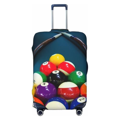 Billiard Print Luggage Suitcase Covers Elastic Washable Luggage Protector Luggage Covers For Suitcase