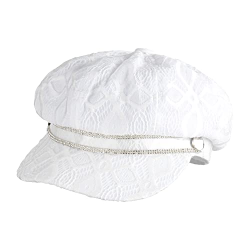 Danse Jupe Women Summer Fall Lace Newsboy Hat Paperboy Painter Cap Visor Beret
