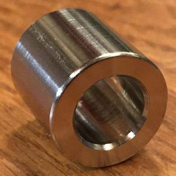 (2 pc) EXTSW 7/16” ID x (3/4” / .740 OD) x 11/16 Long 316 Alloy Stainless Steel Spacers
