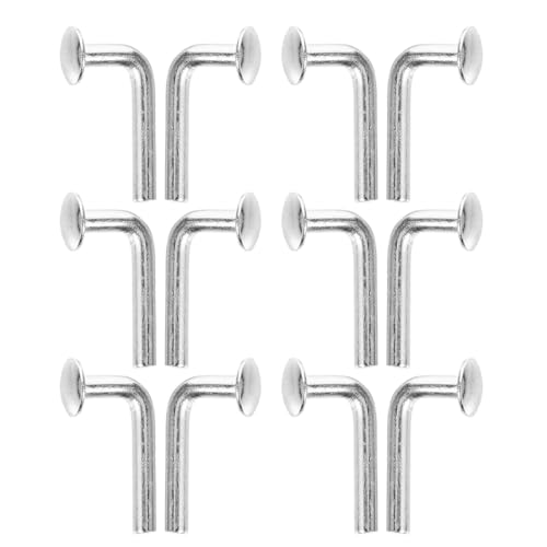 Yardwe Pasadores M5 Galvanizados de Seguridad de Hierro, 70 Piezas, Garantizan Estabilidad y Seguridad para Estanterías de Palets en Almacenes y Proyectos de Bricolaje