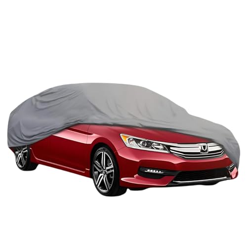 Image of MotorTrend Custom Fit Car Cover for Honda Accord 2014-2018, All-Weather Protection for Cars Trucks & SUVs, UV Resistant Waterproof Scratch-Resistant, Vehicle Cover for Outdoor & Indoor