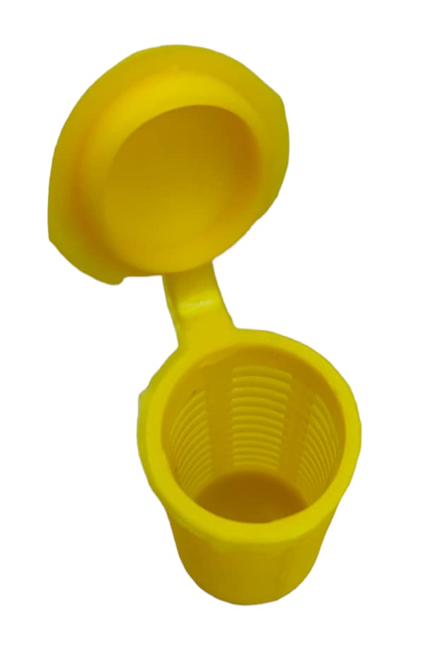 RAHBAN Plastic Queen Bee Cage - Yellow color (Pack of 10) - Safety Cage for Arresting and Transporting Queen Bees - Image 4 thumbnail