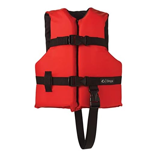 ONYX General Purpose Boating Life Jacket Child, Red