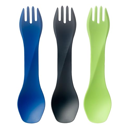 humangear Besteck GoBites UNO 3er Pack blau, grau, grün, 074600