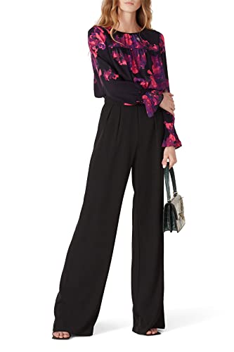 Image of Victor Alfaro Collective Rent The Runway Pre-Loved Painted Floral Peplum Top