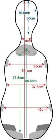 Amazon | Eastman イーストマン/スタンダードPlus チェロケース ワイン