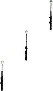 Toddmomy 3 Pçs Acessórios De Golfe Haste Telescópica Vara De Balanço Telescópica Treinamento Auxílio Clube Acessório Vara De Treinamento Vara De Balanço Telescópica Joystick Retrátil