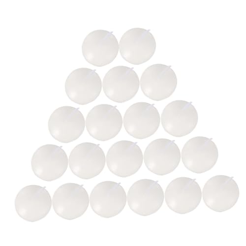 Ciieeo 100pcs Floating Candles for Weddings Parties and Pool Decor Unscented Paraffin Ornamental Disks for Centerpieces Romantic Ambiance and Emergency Lighting