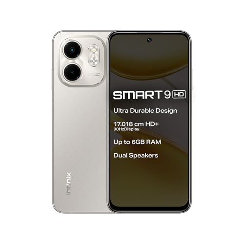 Image of Infinix Smart 9 HD (Neo Titanium, 3GB RAM, 64GB Storage) | 250K+ Drop Tetss | 90Hz Punch Hole Display | 5000mAh Battery