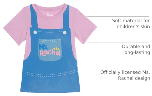 Image of Ms. Rachel Girls' Short Sleeve T-Shirt Infant to Toddler