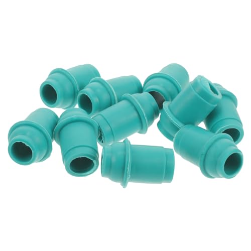 10 piezas de conectores duraderos para bomba de ventosas para terapia de acupuntura, puntas de boquilla de vacío fáciles de instalar, piezas de repuesto para uso en casa, color verde, compatibles con dispositivos