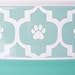 Bone Dry Lattice Collection Pet Bowl & Canister, Medium Set, 6x2