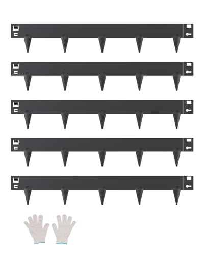 VEVOR Steel Landscape Edging, 5 Packs 39 x 3 in Rust-Resistant Metal Landscape Edging, Bendable