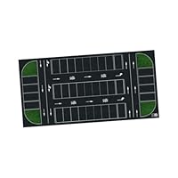 JWQFBC Parking Mat Play Mat for Small Cars Miniature City Scene Garage for Collection with Detailed Printing Suitable for Decor