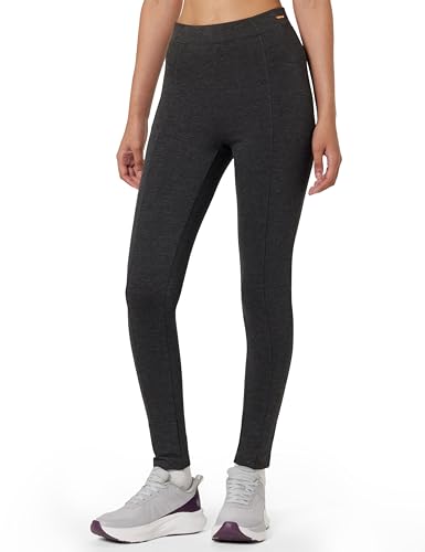 Image of Van Heusen Women's Stretch Fit High Rise Athleisure 4 Way Stretch Treggings - Body Hug, Flexible Waistband
