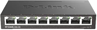 D-Link DGS-108/E Przełącznik 8-portowy Layer2 Gigabit Switch 8 Portów Czarny