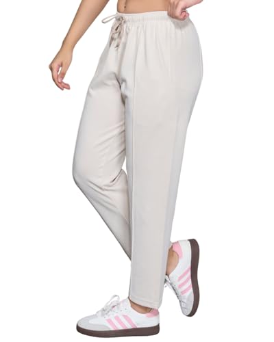 Image of CUPID Woman Plus Size Easy Cotton Track Pants, Comfortable Lower, Trouser, Joggers, Lounge Wear, Night n Daily Wear, Pajama, Travel Pant
