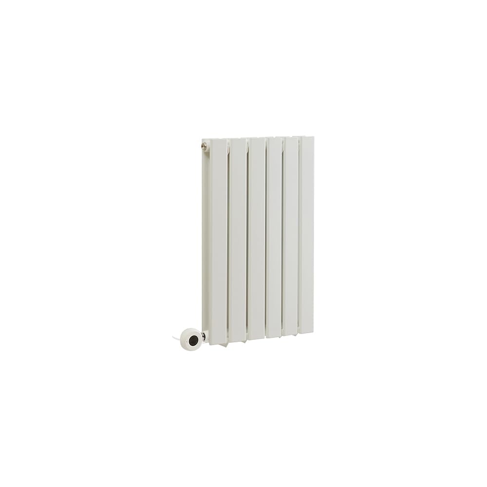 Milano Alpha 600W White Horizontal Double Flat Panel WiFi Electric Radiator - 635mm x 420mm