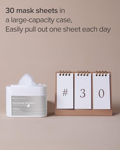 Mary&May Niacinamide Vitamin C Daily Face Mask - 30 Sheets - Image 3