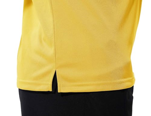 Image of Rdruko Men's Polo Shirts Short Sleeve Quick Dry Outdoor Golf Sports Shirts with Pocket