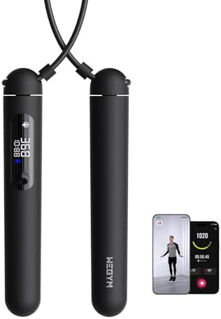 WeGym Smart Jump Rope for Men and Women, Adjustable Jump Rope for...