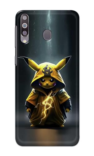 Image of PRINTFIDAA Printed Hard Back Cover Case for Samsung Galaxy M30 Back Cover (Cartoon Cat) -112