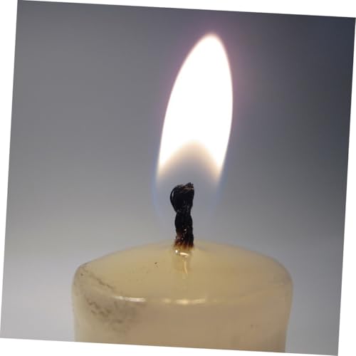 Mechas para velas de algodón Uonlytech, 100 unidades miniatura 5