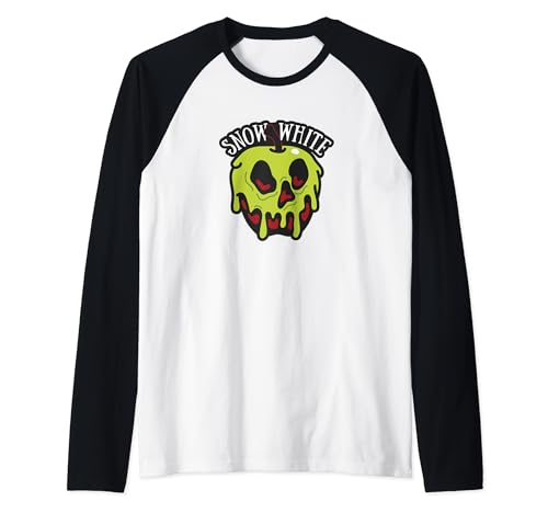 T-shirt raglan Snow White Disney avec imprimé pomme empoisonnée pour femme