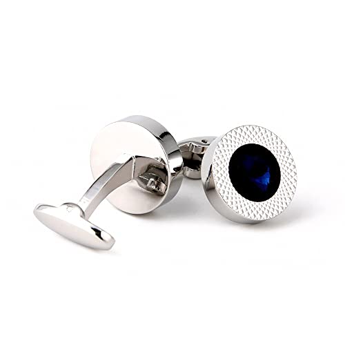 Image of S&W Wedding Cufflinks for Men Cuffs with Gift Box Business for Tuxedo Shirt