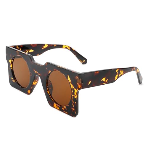 Oversized Sunglasses Women Unique Candy Color Fashion Sunglasses For Men Punk Sun Glasses Trending Female Eyewear N452