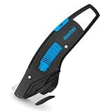 MARTOR Sicherheitsmesser, Verdeckte Klinge, SECUMAX 370, Profi Cuttermesser, Vergrößerbare Schnitttiefe (6-10 mm), Klebebandritzer, Wechselbare Klinge, Recycelter Kunststoff, GS-geprüft