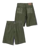 ステッチロゴデニムショーツ STITCHED LOGO DENIM SHORTS 101261031016 OLIVE 32inch
