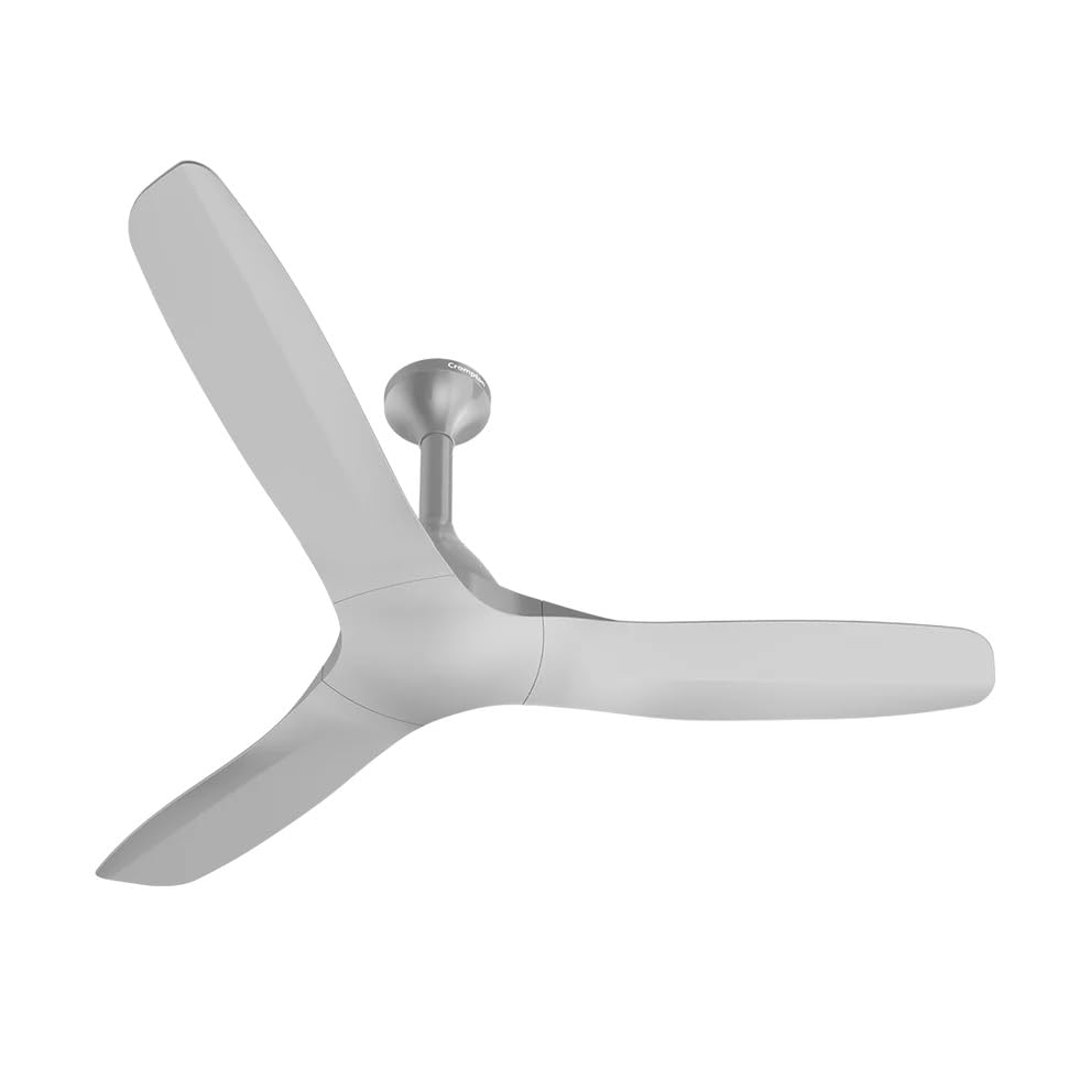 Image of Crompton Silent Pro Fluido Wave 1 Star 1200 mm 3 Blade Ceiling Fan (2X Silent Operation | Fog Grey | Pack of 1)