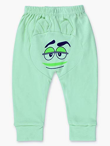 Image of superminis Unisex Baby Mix Colors Printed Cotton Diaper Pyjama Pant Bottom for Toddler Kids