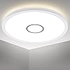 B.K.Licht I LED Plafondlamp I plafonniere I neutraal wit licht I plafondlampen I Ø29cm I plafoniere