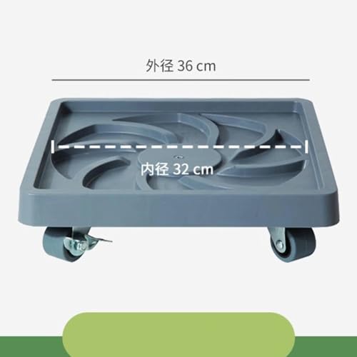 Chariot à plantes durable avec plateaux et structure robuste carrée - 5