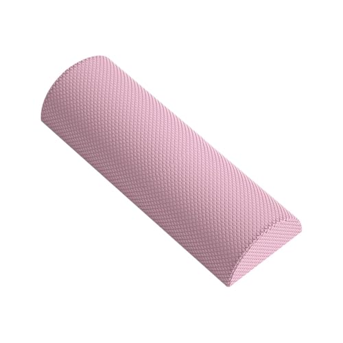 Rouleau de dos en mousse semi-circulaire pour étirements et gym