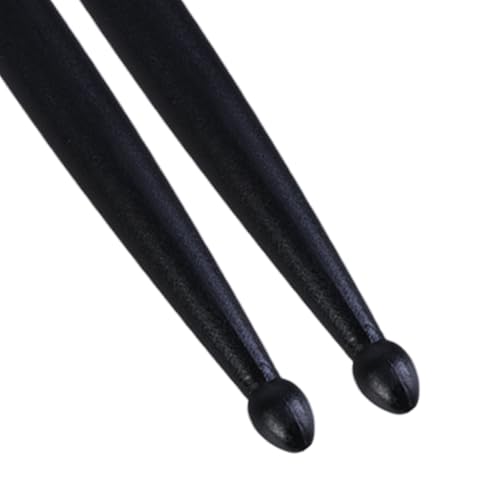 1 par de baquetas 5A de fibra de carbono para batería, antideslizantes, para adultos, niños y principiantes miniatura 6