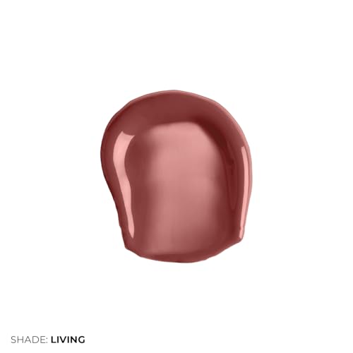FAE Beauty Peptide Lip Gloss | With Passionfruit Oil & Argireline to Smoothen, Even, and Soften Lips | Non Sticky | Hydrating | Vegan | Shade Living | Rosewood Gloss - Image 3