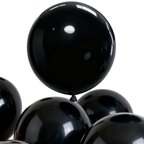 Image of 30 Pack Black Balloons 36 Inch Black Latex Party Large Balloon Bulk for Various Party Events Decorations