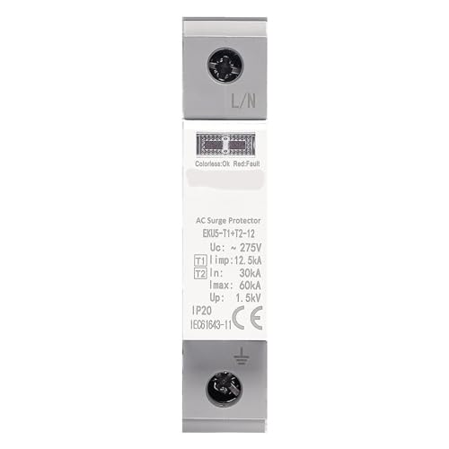 Protector pararrayos tipo de protección T1 + T2 AC 1P EKU5 275V SPD 6