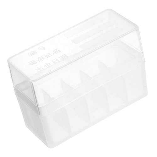 STOBAZA Microcentrifuge Tube Freezer Box Storage Box Lid for Laboratory Glassware