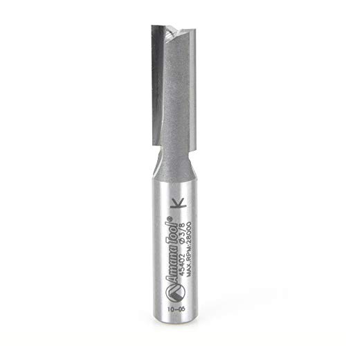 Amana Tool - 45402 Carbide Tipped Straight Plunge 3/8 Dia x 1